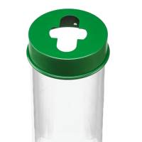 Contenitore da terra per batterie esauste 27 x 100 cm 10 lt trasparente - 19089 - 1