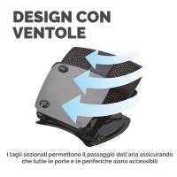 Supporto notebook Professional Series hub USB leggio - 19004 - 5