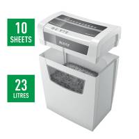 Distruggidocumenti Home Office P4 - taglio a frammenti 4 x 28 mm - IQ - Leitz 80090000 - 80091000 - 4002432118939 - DMwebShop - 2