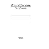 Registro verbali collegio sindacale 96 pagine 31 x 24,5 cm - 19628 - 1