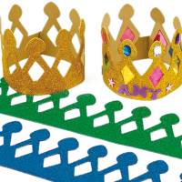 Gomma Crepp Glitter - 20 x 30 cm - colori assortiti - busta 10 fogli - Deco - 12377 - 8004957123777 - DMwebShop - 2