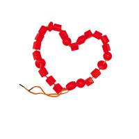 Perle in plastica 2 cm - colori e forme assortiti bauletto 140 pezzi - Cwr - 12339 - 8004957123395 - DMwebShop - 8