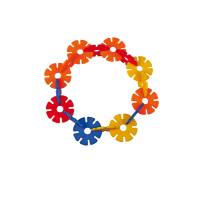 Fiorincasteri in plastica colori assortiti - conf. 420 pezzi - Cwr - 12344 - 8004957123449 - DMwebShop - 2