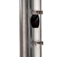 Posacenere murale Birkin acciaio inox satinato Medial 108004 - 20209 - 1