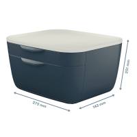 Cassettiera Cosy - 2 scomparti - grigio - Leitz - 53570089 - 4002432124770 - DMwebShop - 2