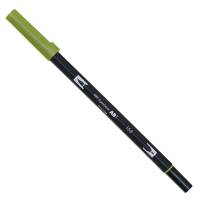 Pennarello Dual Brush 158 - dark olive - conf. 6 pezzi - Tombow - PABT-158 - 4901991901269 - DMwebShop - 1
