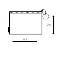 Busta con zip Bubble - 31,5 x 24,5 cm - EVA - colori pastello assortiti - conf. 5 pezzi - Sei Rota - P0433190 - 8000851810119 - DMwebShop - 1