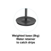 Appendiabiti a 5 posti Festival - 175 cm - nero - Alba - PMFEST N - 3129710017324 - DMwebShop - 4