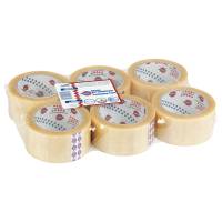 Nastro adesivo 330 - 5 cm x 66 mt - PVC - trasparente - conf. 6 pezzi - Eurocel - 000112366 - 30778A - DMwebShop - 1