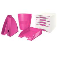 Portariviste WOW - 27,2 x 7,3 x 31,8 cm - fucsia - Leitz - 52771023 - 4002432101474 - DMwebShop - 2