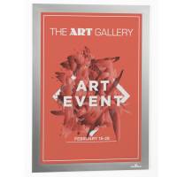 Cornice adesiva - Duraframe Wallpaper - A4 - 21 x 29,7 cm - argento - Durable - 4843-23 - 4005546992495 - DMwebShop - 1