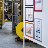 Cornice Duraframe Magnetic - A4 - 21 x 29,7 cm - argento - conf. 5 pezzi - Durable - 4869-23 - 86912CNF01 - DMwebShop - 3