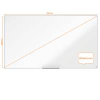 Lavagna bianca magnetica Impression Pro Widescreen - 106 x 188 cm - 85 - Nobo - 1915257 - 5028252609333 - DMwebShop - 4