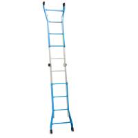 Scala telescopica Everest - 4+4 gradini - in acciaio - Garden Friend - S1405118 - 8023755054656 - DMwebShop - 1