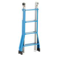 Scala telescopica Everest - 4+4 gradini - in acciaio - Garden Friend - S1405118 - 8023755054656 - DMwebShop - 2