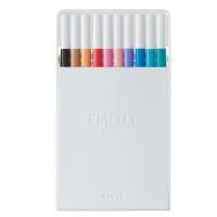 Fineliner Emott - tratto 0,4 mm - colori assortiti soft pastel - conf. 10 pezzi - Uni Mitsubishi - M PEM-SY 10C 2 - 4902778248379 - DMwebShop - 1