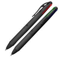 Astuccio penne a sfera All Black - punta 1 mm - 4 colori - conf. 6 pezzi - Osama - OW 84005713 - 8059484005713 - DMwebShop - 2