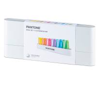 Desk set evidenziatori - punta a scalpello - colori assortiti - conf. 12 pezzi - Pantone - PT 84010410 - 8059484010410 - DMwebShop - 1