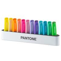 Desk set evidenziatori - punta a scalpello - colori assortiti - conf. 12 pezzi - Pantone - PT 84010410 - 8059484010410 - DMwebShop - 2