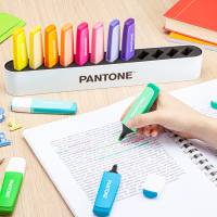 Desk set evidenziatori - punta a scalpello - colori assortiti - conf. 12 pezzi - Pantone - PT 84010410 - 8059484010410 - DMwebShop - 4