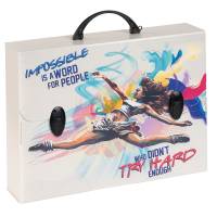 Valigetta polionda Sport 27 x 37,5 cm dorso 8 cm fantasie assortite - 23187 - 3