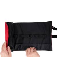 Astuccio arrotolabile Roller - con astuccio zip interno - 24 scomparti - 7,5 x 21,5 cm - tessuto - rosso - Koh.i.noor - DJTR-24 - 8032173017822 - DMwebShop - 2