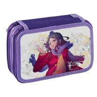 Astuccio 3 Zip Manga - 13 x 20 x 7,5 cm - fantasie assortite - conf. 12 pezzi - Favorit - 400184012 - 8006779051146 - DMwebShop - 1