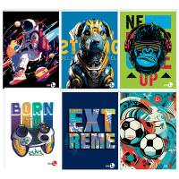 Maxiquaderno Bambino fantasia A4,40,2 fogli 80 gr 10 mm - 25917 - 2