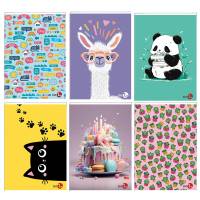 Maxiquaderno Bambina fantasia A4,40,2 fogli 80 gr 5 mm con margine - 25898 - 2