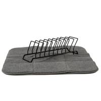 Tappetino scolapiatti con griglia - in microfibra - 9 posti - Perfetto - 29111 - 8052474291110 - DMwebShop - 1