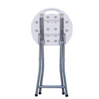 Sgabello pieghevole - in HDPE - bianco - Garden Friend - S1714187 - 8023755051976 - DMwebShop - 1