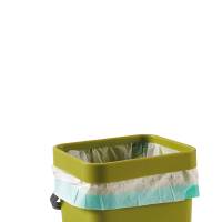 Pattumiera Gino - per rifiuti organici - 5 lt - verde - Perfetto - 29100 - 8052474291004 - DMwebShop - 2