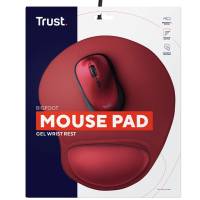 Tappetino mouse BigFoot - rosso - Trust - 20429 - 8713439204292 - DMwebShop - 2