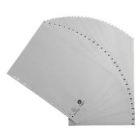 Intercalare numerico - 31 tasti - A4 - PPL riciclato - grigio - Exacompta - 1931E - 3130630019312 - DMwebShop - 1