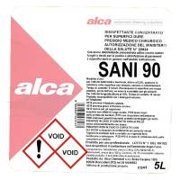 Disinfettante concentrato Sani 90 - battericida - fungicida - 5 lt - Alca - ALC1209 - 8032937571300 - DMwebShop - 2