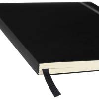 Taccuino Ispira - con elastico - copertina flessibile - A5 - 96 fogli - puntinato - nero - Fabriano - 19614810 - 8001348221241 - DMwebShop - 1