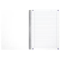 Maxiquaderno Rec'up - spiralato - A4 - 1 rigo - 90 gr - 180 fogli - colori assortiti - conf. 5 pezzi - Oxford - 400154144 - 3020120178370 - DMwebShop - 3