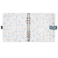 Organiser - con cinturino - fantasia Botanical - A5 - 233 x 217 x 46 mm - blu - Filofax - 22-022646 - 5059145482597 - DMwebShop - 1