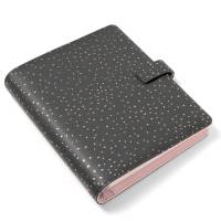 Organiser Confetti - f.to A5 - 233 x 217 x 46 mm - con cinturino - nero - Filofax - 22-028743 - 5059145473939 - DMwebShop - 1