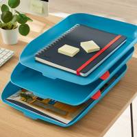 Kit tripla vaschetta portacorrispondenza Cosy - blu - Leitz - 53582061 - 4002432126262 - DMwebShop - 1