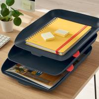 Kit tripla vaschetta portacorrispondenza Cosy - grigio - Leitz - 53582089 - 4002432126279 - DMwebShop - 1