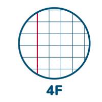 Maxiquaderno Animal A4,4 mm con margine 42 fogli 80 gr - 25551 - 1