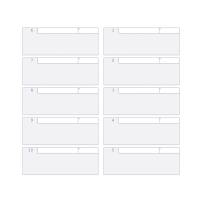 Blocco buoni d'albergo 960 tagliandi numerati - autoautoricalcanti - 21 x 19,5 cm - conf. 5 pezzi - Data Ufficio - DU1674C9600 - 8008842944454 - DMwebShop - 1