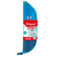 Astuccio Picnik Concept - in tessuto - con posate in acciaio inox - blu - Maped - 878003 - 3154148780038 - DMwebShop - 1