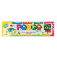 Pasta Pongo - panetto 50 gr - colori assortiti - conf. 10 pezzi - Giotto - F605000 - 8000144008391 - DMwebShop - 1
