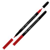 Pennarello Aqua Brush Duo - colori primari - conf. 6 pezzi - Lyra - L6521060 - 4084900610176 - DMwebShop - 1