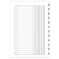 Registro scadenziario spiralato Gennaio Dicembre 10 pagine per mese - 27243 - 1