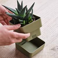 Vaso Veleta - 0,75 lt - verde oliva - Teraplast - 08768012313 - 8051560207523 - DMwebShop - 1