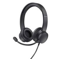 Cuffie USB per PC HS-201 - con microfono - nero - Trust - 25373 - 8713439253733 - DMwebShop - 2