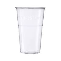 Bicchiere birra in PLA - 390 ml - trasparente - Green - conf. 20 pezzi - Dopla - 22708 - 8005090022453 - DMwebShop - 1